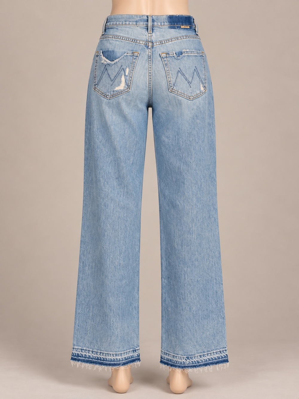 MOTHER Tunnel Vision Sneak High Waist Jeans 24 Vacation Temptation